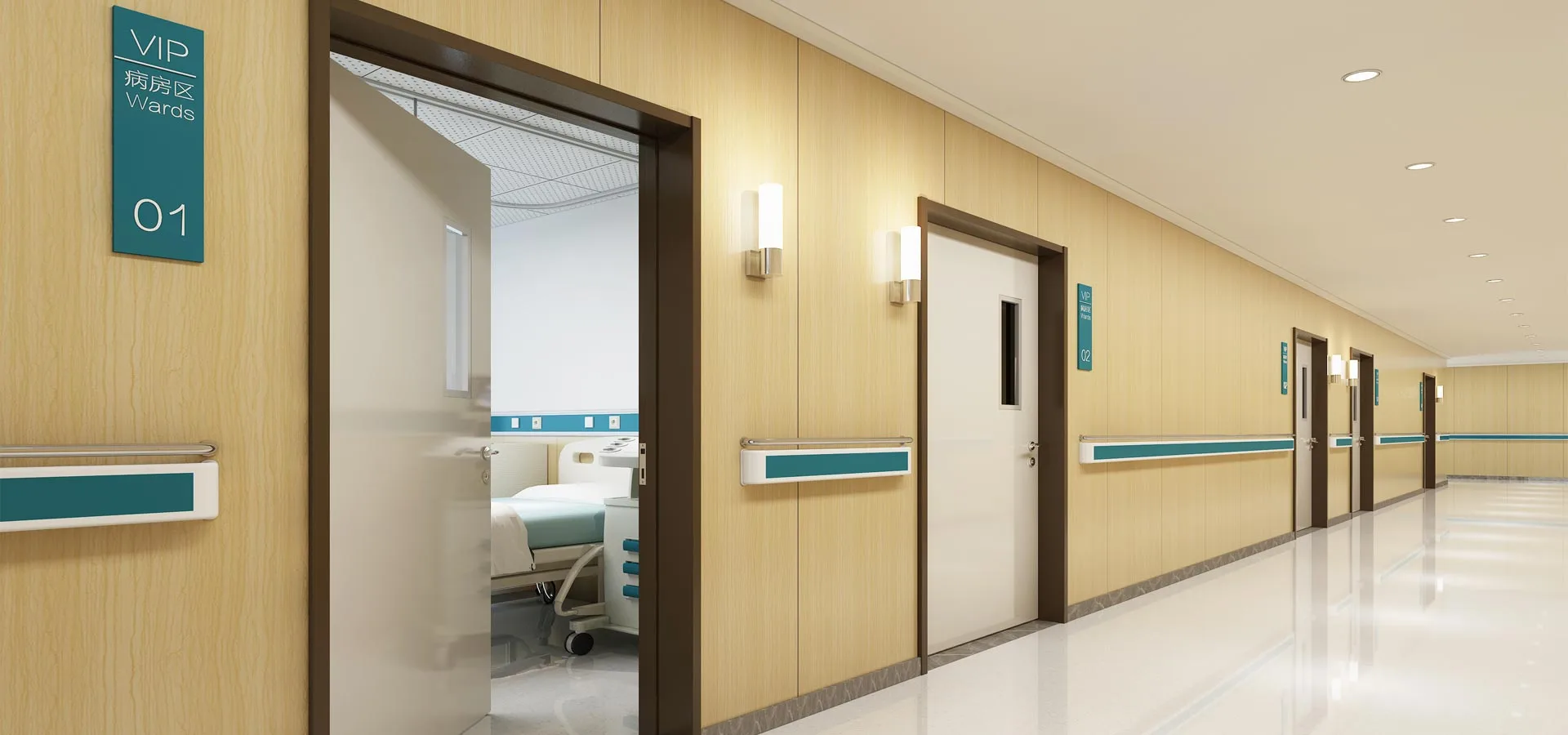 Proveïdor de solucions integrades de sistemes de portes hospitalàries