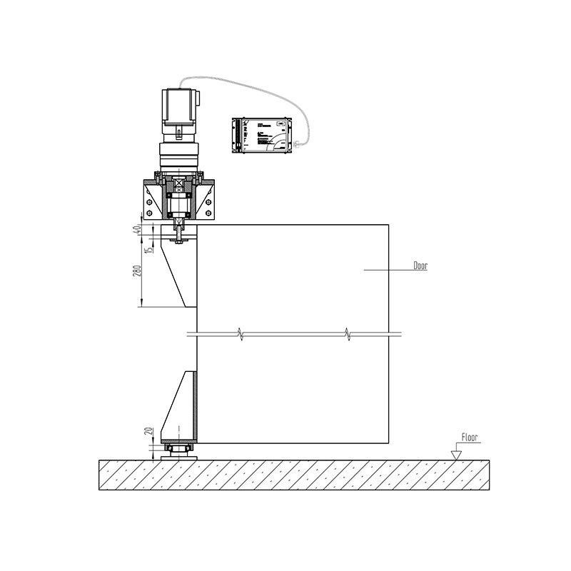 Operador de gronxador automàtic de 3000 kg