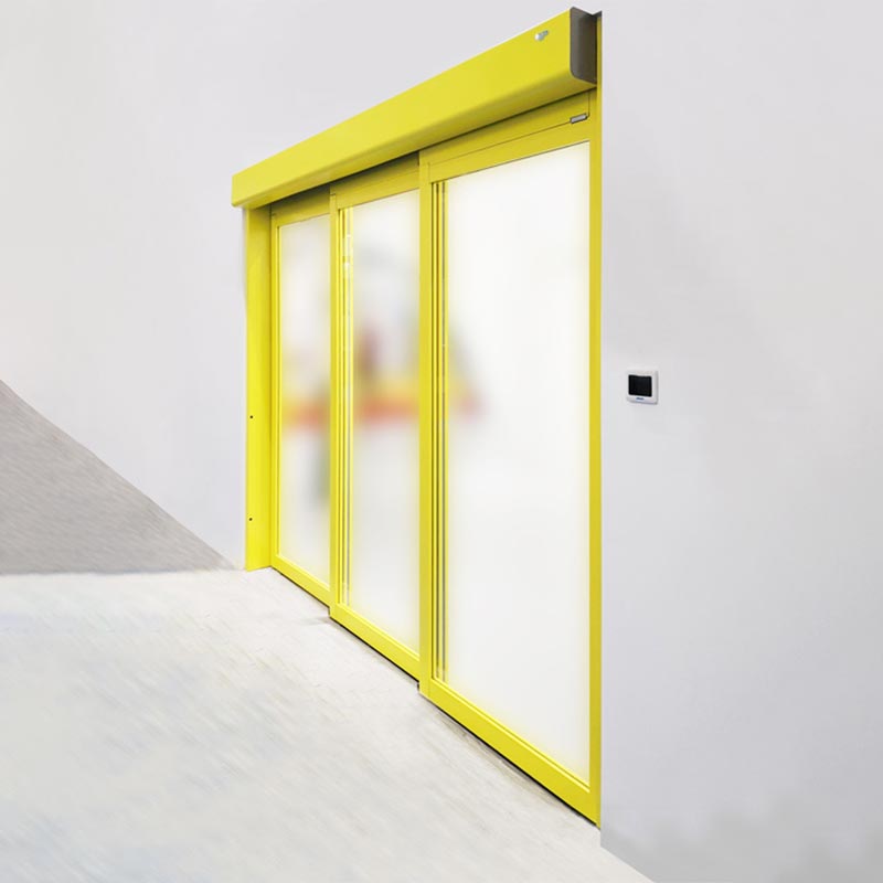 Porta telescòpica automàtica de sortida de la UCI Porta telescòpica automàtica de sortida de la UCI